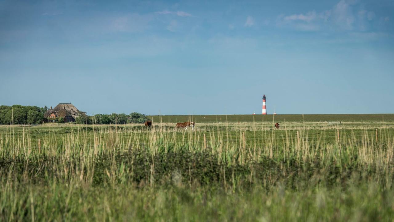 Kirchspielkrug Landhotel & Restaurant Westerhever Bagian luar foto