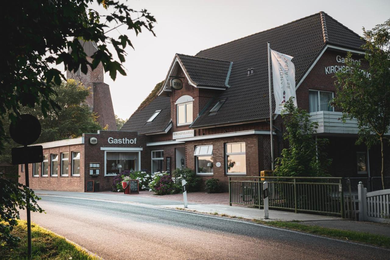 Kirchspielkrug Landhotel & Restaurant Westerhever Bagian luar foto